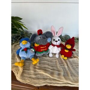 1999 Snowden & Friends Tiny Elephant Bertie Cardinal Footloose Raggedy Ann ‎ toy